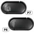 Podstawka pod Znicze CZARNA 40 cm Tacka na Pomnik Grawerowana Wzór do Wyboru