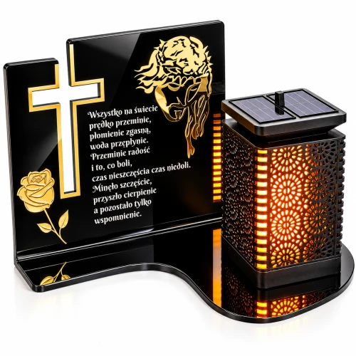 GRA-013-SMF-12LED     Znicz solarny na CMENTARZ LED wieczna GRÓB Statuetka dla Mamy Babci Taty (4).png