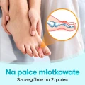 Orteza palców stóp korektor palce młotkowate szponiaste usztywniacz 2 szt.