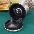 Zestaw 2x Młynek do Pieprzu Soli Przypraw Szklany Stalowy Ceramiczny Ręczny