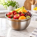Miska Kuchenna Stalowa Nierdzewna 20 cm Głęboka Metalowa do Sałatek Ciasta