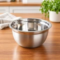Miska Kuchenna Stalowa Nierdzewna 20 cm Głęboka Metalowa do Sałatek Ciasta