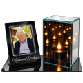 Znicz na grób LED ze Zdjęciem Personalizowany Latarenka dla Taty Mamy Babci Dziadka