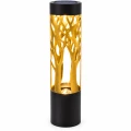 LAS-358-GOLD  Znicz solarny LED na grób złote drzewo duży metalowy lampion ażurowy 38 cm (15).png