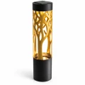 LAS-358-GOLD  Znicz solarny LED na grób złote drzewo duży metalowy lampion ażurowy 38 cm (14).png
