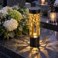 LAS-358-GOLD  Znicz solarny LED na grób złote drzewo duży metalowy lampion ażurowy 38 cm (6).png