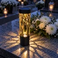 LAS-358-GOLD  Znicz solarny LED na grób złote drzewo duży metalowy lampion ażurowy 38 cm (3).png