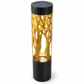 LAS-358-GOLD  Znicz solarny LED na grób złote drzewo duży metalowy lampion ażurowy 38 cm (16).png