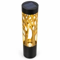 LAS-358-GOLD  Znicz solarny LED na grób złote drzewo duży metalowy lampion ażurowy 38 cm (13).png