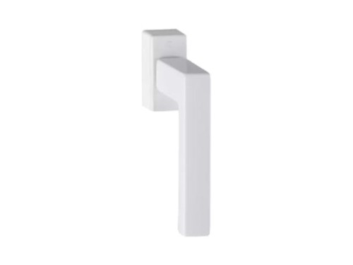 KLAMKA OKNA OKIENNA ALUMINIOWA BIAŁA KWADRAT-12264