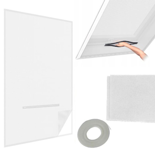 MOSKITIERA SIATKA NA OKNO DACHOWE 120x140 BIAŁY-13453