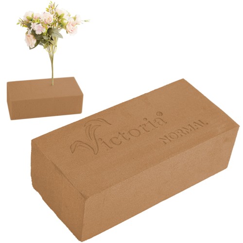 GĄBKA FLORYSTYCZNA SUCHA PIANKA CEGŁA KWIATY-17952