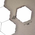 6x MODUŁOWA LAMPA LED DOTYKOWA NA ŚCIANĘ HEX-6424