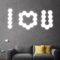 6x MODUŁOWA LAMPA LED DOTYKOWA NA ŚCIANĘ HEX-6427