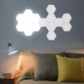 6x MODUŁOWA LAMPA LED DOTYKOWA NA ŚCIANĘ HEX-6430