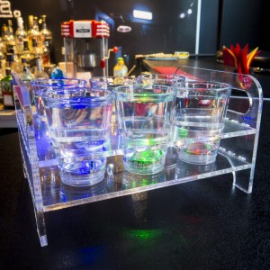 TACKA PODSTAWKA NA KIELISZKI DO SHOTÓW AKRYLOWA