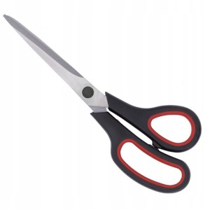 DUŻE NOŻYCZKI BIUROWE STAL NIERDZEWNA 19 CM