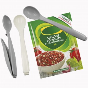 KLIPSY DO ŻYWNOŚCI OPAKOWAŃ W KSZTAŁCIE ŁYŻKI 3SZT