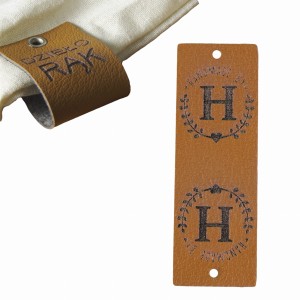 10X HANDMADE SKÓRZANE NASZYWKI METKI RĘKODZIEŁO