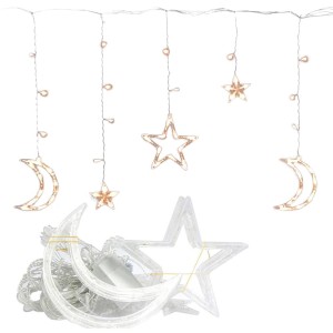 LAMPKI WISZĄCE SOPLE GIRLANDA ŚWIETLNA KURTYNA LED