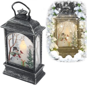 ŚWIĄTECZNA LATARENKA DEKORACJA LAMPION LED ŚWIĘTA