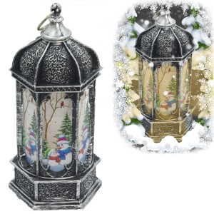 ŚWIĄTECZNA LATARENKA DEKORACJA LAMPION LED ŚWIĘTA