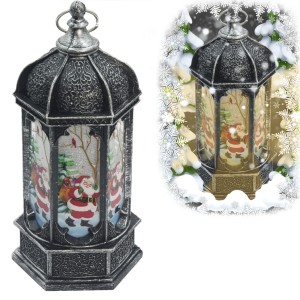 ŚWIĄTECZNA LATARENKA DEKORACJA LAMPION LED ŚWIĘTA