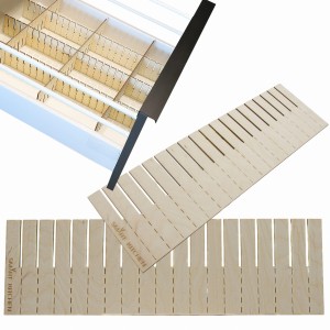ORGANIZER Z DREWNA DO SZUFLAD 47x5CM SEPARATOR 2SZ