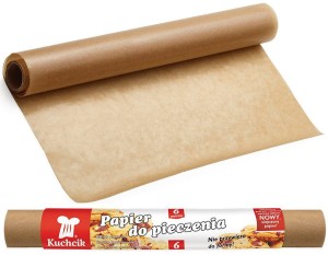 PAPIER DO PIECZENIA 28CM X 6M BRĄZOWY SILIKONOWANY
