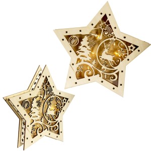 GWIAZDA ŚWIĄTECZNA LED EFEKT 3D LAMPION LATARENKA SKŁADNIK