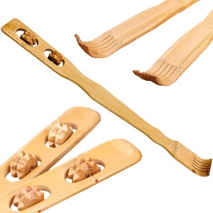 BAMBUSOWA Drapaczka do Pleców DRAPAK MASAŻER 45cm EKO Naturalna ŁAPKA