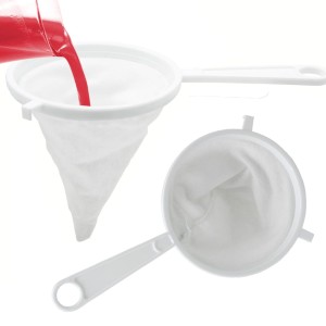 Worek filtracyjny bawełna do FILTRACJI MOSZCZU WINA nalewek 2l z rączką