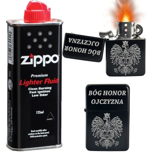 ZAPALNICZKA BENZYNOWA Z GRAWEREM PERSONALIZOWANA