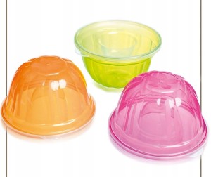 ZESTAW 3 POJEMNIKÓW KUCHENNYCH DO DESERÓW GALARETK