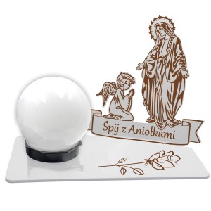 WIECZNA LAMPKA ZNICZ SOLARNY STATUETKA NA CMENTARZ