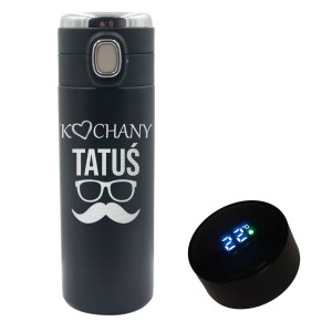 TERMOS KUBEK TERMICZNY LED WYŚWIETLACZ TEMP GRAWER