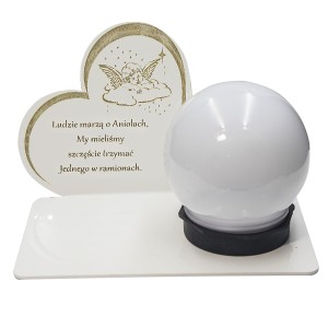 WIECZNA LAMPKA ZNICZ SOLARNY STATUETKA NA CMENTARZ