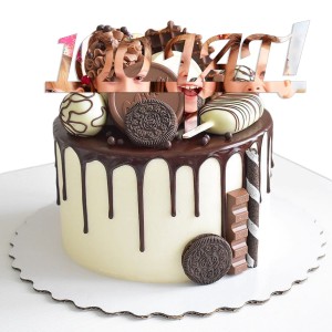 TOPPER DEKORACJA NA TORT CIASTO NAPIS STO LAT