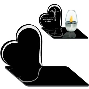 SOLARNY ZNICZ LED STATUETKA NA CMENTARZ GRÓB DUŻA