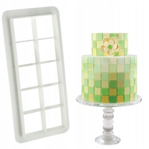 WYKRAWCZE FOREMKI DO MASY CUKROWEJ KWADRATY 3SZT