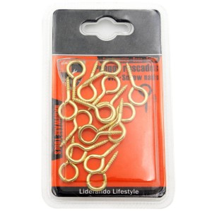 HACZYKI OCZKA DO WIESZANIA 41 SZT ZAWIESZKI ZŁOTE