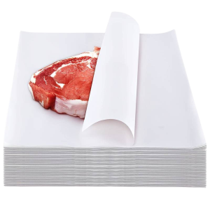 PAPIER PAKOWY DO WĘDLIN RYB SERÓW PAKOWANIA ŻYWNOŚCI BIAŁY 60X40 CM ARKUSZE