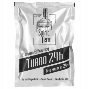 DROŻDŻE GORZELNICZE SPIRIT FERM T3 TURBO 24H Mocne do Szybkiej Fermentacji