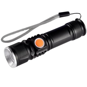 LATARKA ALUMINIOWA POLICYJNA SWAT LED CREE ZOOM Z ŁADOWANIEM USB 800m