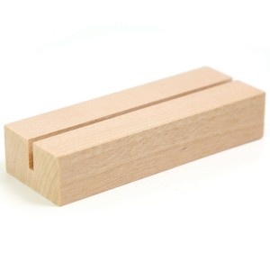 DREWNIANA PODSTAWKA STOJAK POD TABLICZKĘ 14.7CM