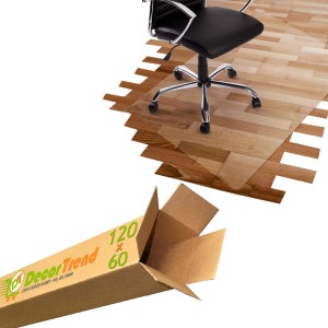 MATA PODKŁADKA OCHRONNA PVC POD KRZESŁO 120X60CM