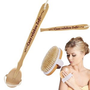 SZCZOTKA DO MASAŻU, MYCIA IMIENNA PERSONALIZOWANA