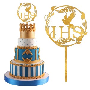 TOPPER Komunijny NA TORT CIASTO Pierwsza Komunia Św.