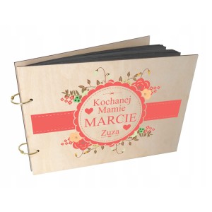 PERSONALIZOWANY FOTO ALBUM PREZENT DZIEŃ MAMY MATKI ZDJĘCIA PAMIĄTKA