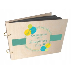 PERSONALIZOWANY FOTO ALBUM PREZENT DZIEŃ TATY OJCA ZDJĘCIA PAMIĄTKA